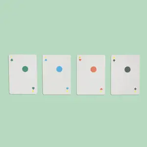 Suck UK Mello Solo Playing Cards for Solitaire & Patience